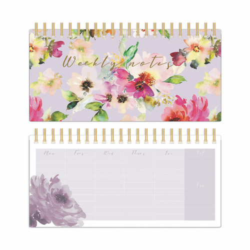 Weekly Planner Lilac Bloom 'Weekly Notes' rfgifts