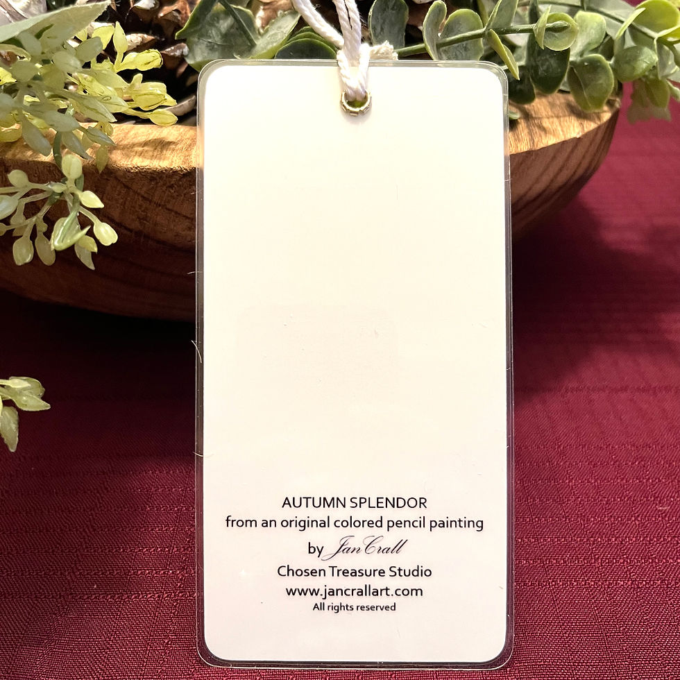 Thumbnail: The first in a series of seasonal wreaths done in Prismacolor pencils