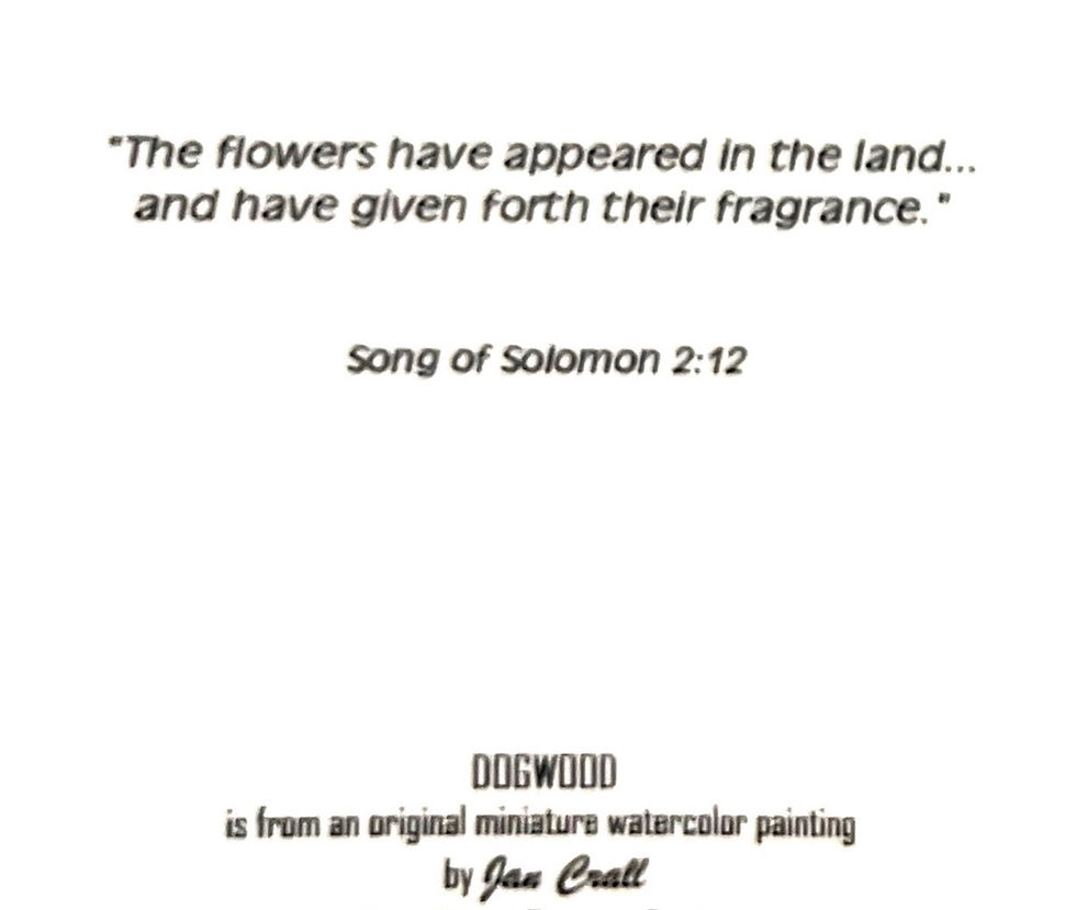 Thumbnail: Song of Solomon 2:12 Scripture is on the back of the notecards (optional)