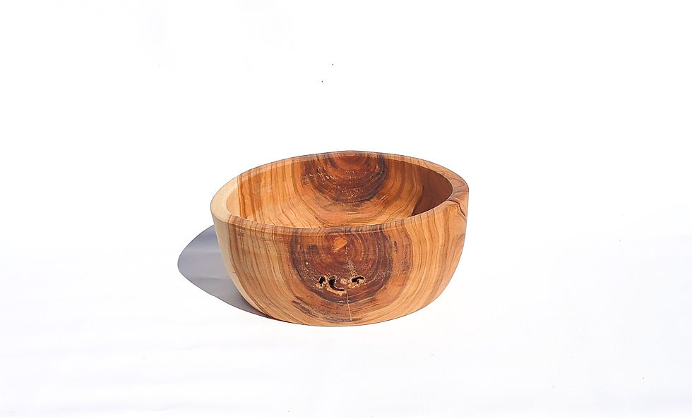 Thumbnail: Large Peachcot Wood Fruit Bowl