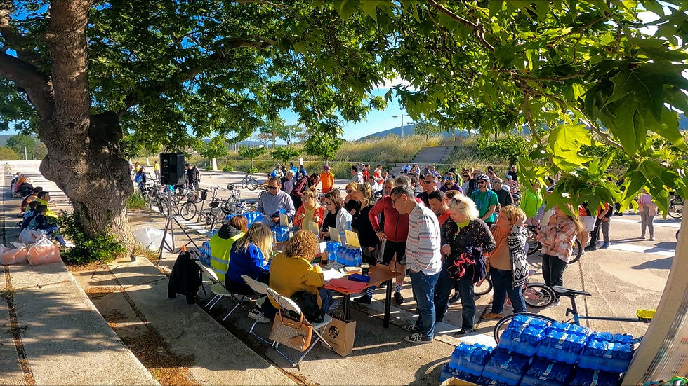 ποδηλατικός γύρος μαραθώνα