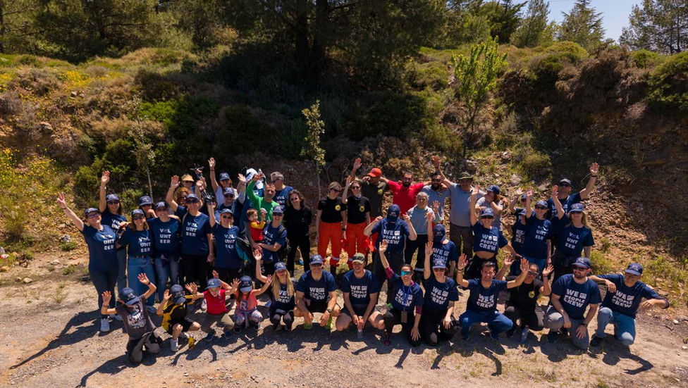 Δράση δενδροφύτευσης στον Βαρνάβα με τη συμβολή της ΔΕΠΑ Εμπορίας Μ.Α.Ε.