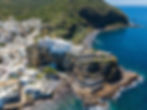 The Mandraki Village and the Hohlaki beach - The chapel of Panagia Spiliani on the rock | Pic: Christos Maletsikas