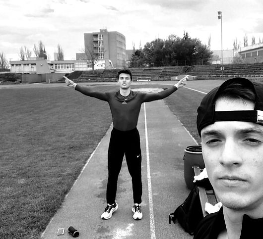 JDN Athlete and Stanley Athlete on a track in Trnava