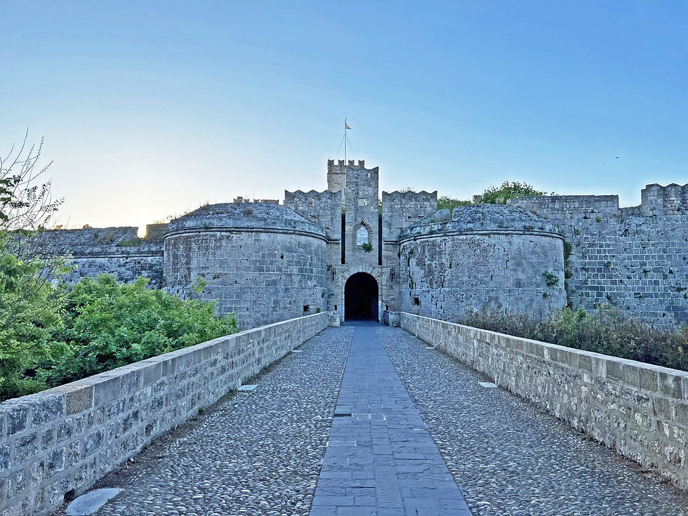 Gate d’Amboise - Entering into the Old City of Rhodes