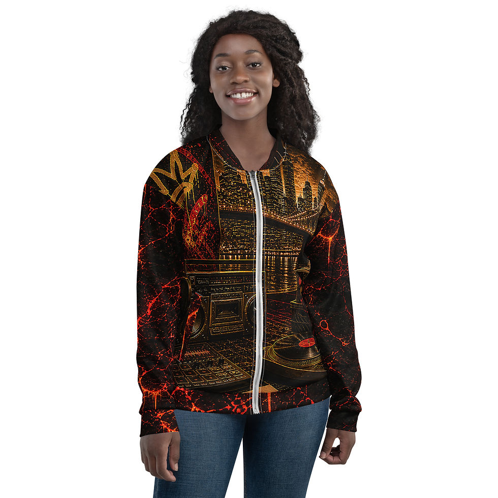 Thumbnail: Unisex Bomber Jacket