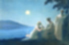 Sous un Rayon de Lune | Alphonse Osbert, cirrca. 1885