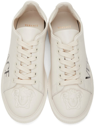 VERSACE Black 3D Medusa Sneakers 