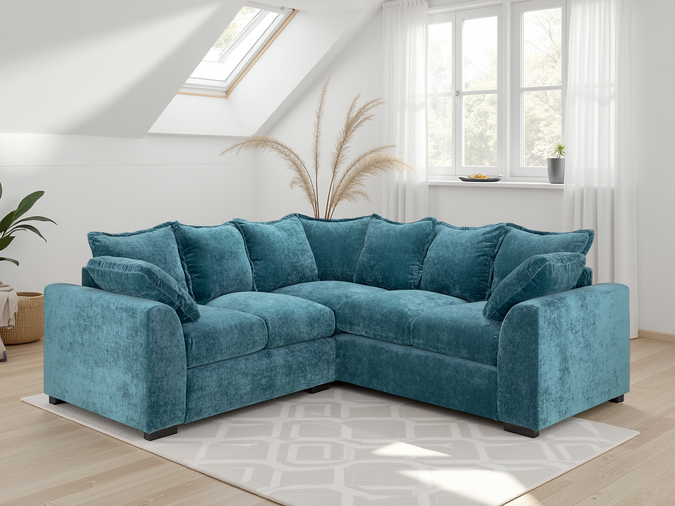 Thumbnail: Colbee Sofa Teal Large Corner