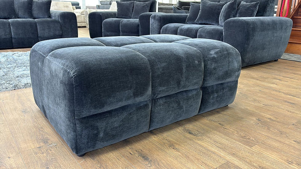 Thumbnail: Jacob Sofa Black Footstool