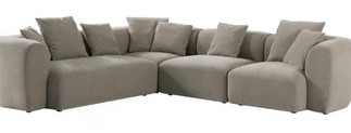 Willow Sectional Sofa Warm Taupe