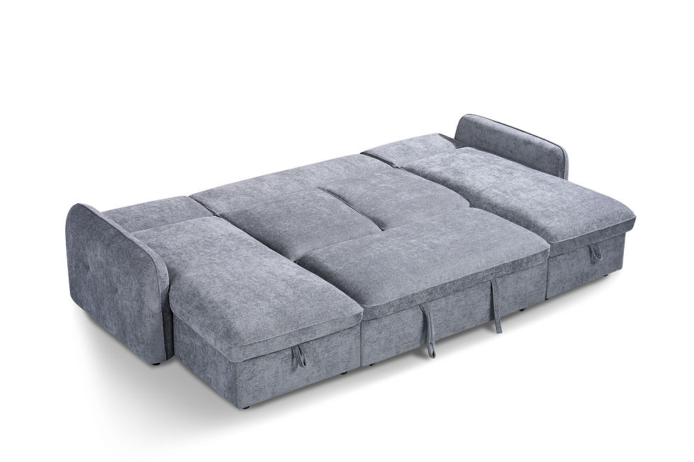 Thumbnail: Moscow Sofabed Grey U Shape Corner