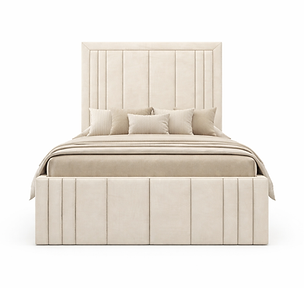 Plush Velvet Ottoman Storage Bed