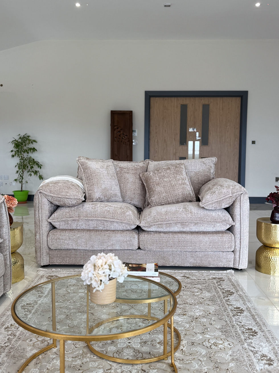 Thumbnail: Solaya Sofa Beige 2 Seater