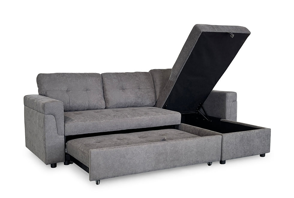 Thumbnail: Omniya Sofabed Grey Universal Corner
