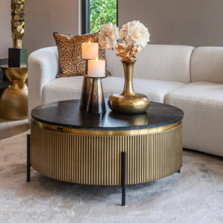 Brass Plated Colosseum Coffee Table