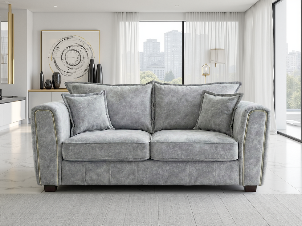 Thumbnail: Serena Sofa Grey 2 Seater