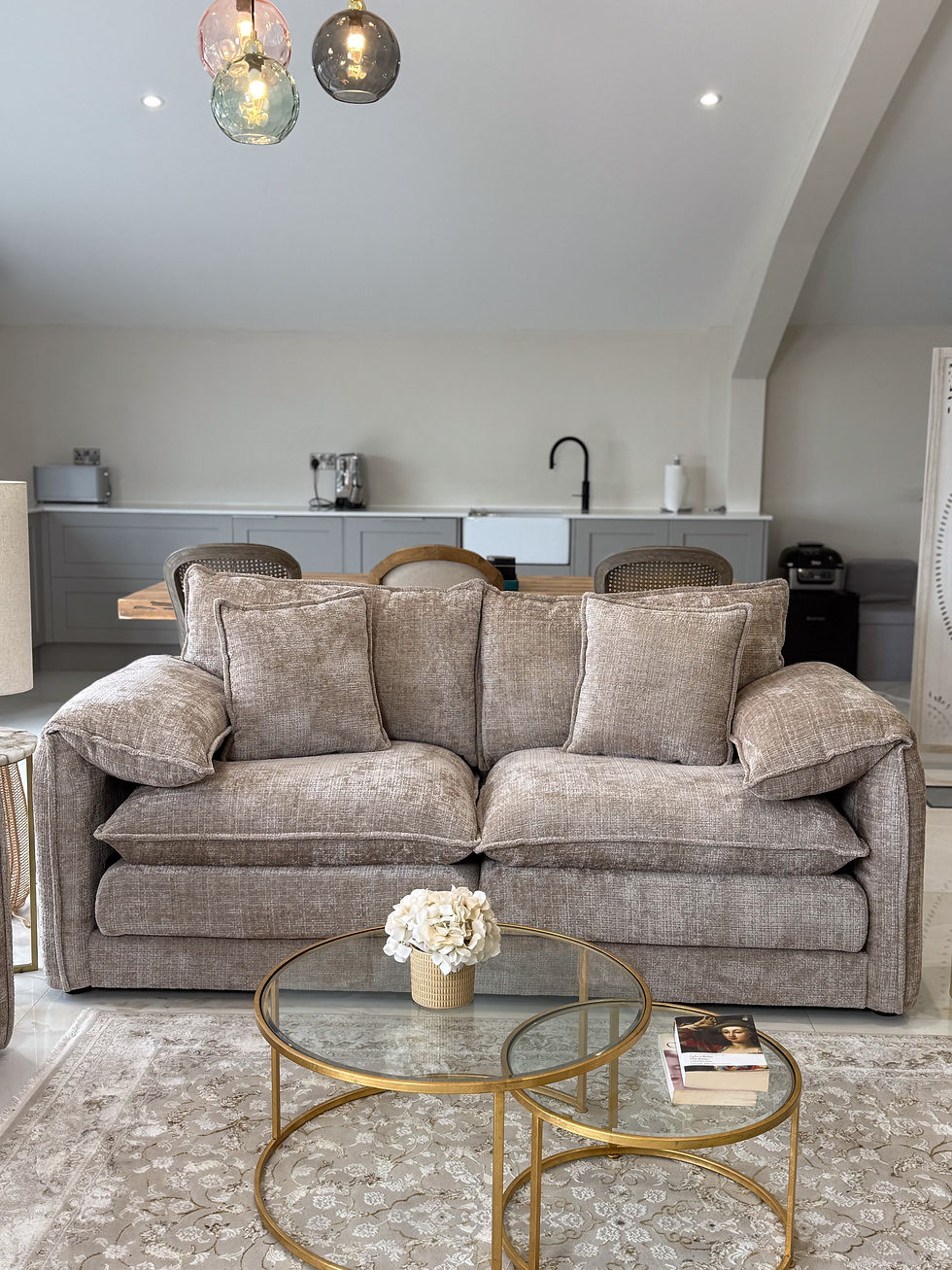 Thumbnail: Solaya Sofa Beige 3 Seater
