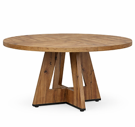 Round Wood Dining Table