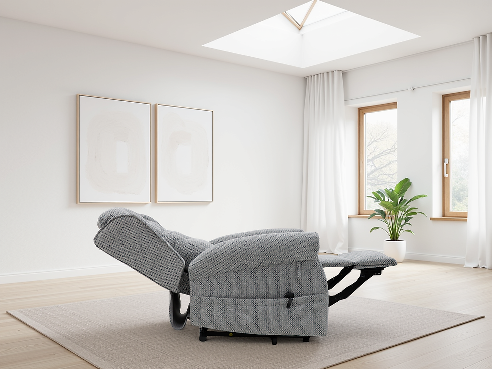 Thumbnail: Sienna Rise and Recline Chair Grey