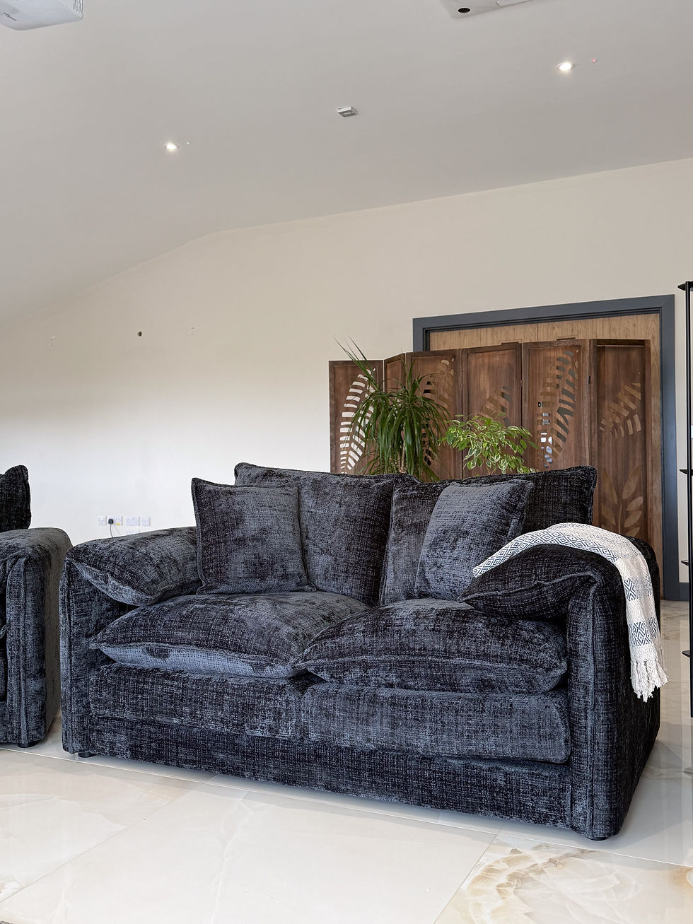 Thumbnail: Solaya Sofa Black 2 Seater