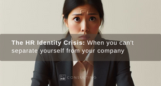 Concerned Asian woman worried about her identity in HR