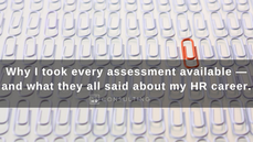 A white background with white paper clips and one orange paper clip