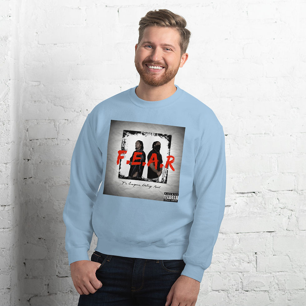 Thumbnail: Donovan James "F.E.A.R Mixtape Cover" Unisex Sweatshirt