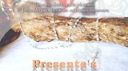 rosario enchapado