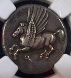 Ancient Pegesus Coin - US Currency NC Coppers - Buy, Sell Gold Silver