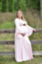 Thumbnail: Baby Pink Bell Sleeved Dress