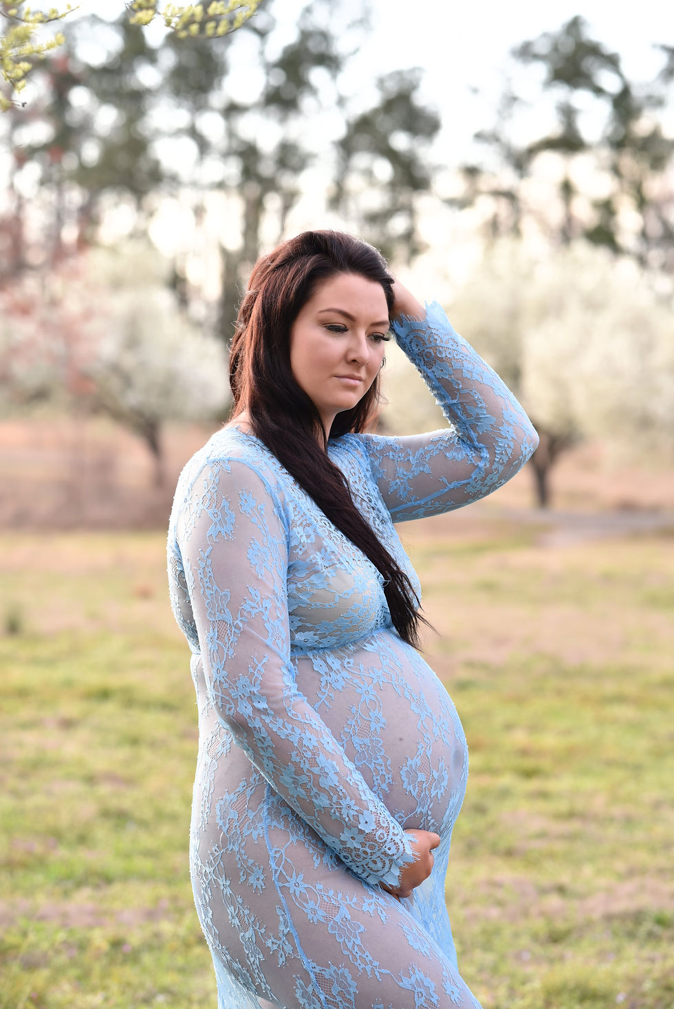 Thumbnail: Rental: Powder Blue Lace Cover