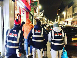 #globalmercyuk team walking the streets