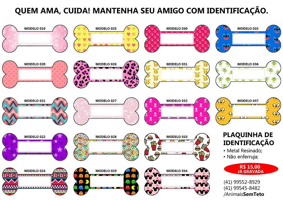 Miniatura: Plaquinha de Identificação.