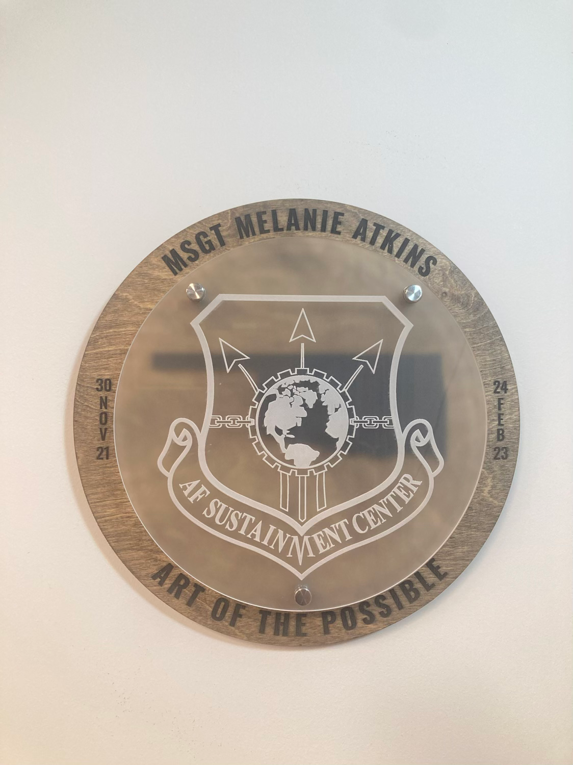 Custom Military Going Away Plaque- Going Away Gift - Military Plaque