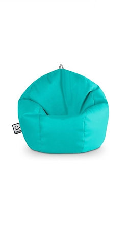 Puff Pelota Polipiel Turquesa (En varios colores)