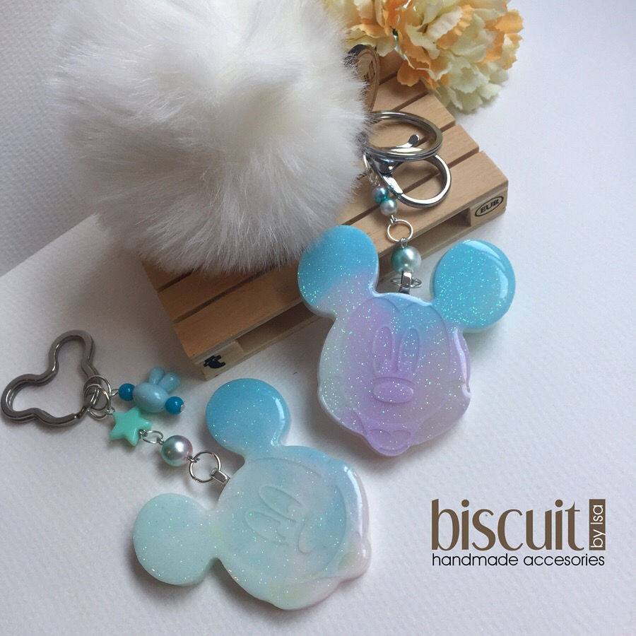 Thumbnail: Purse Charm • Pastel Mickey • Resin • Keychain 