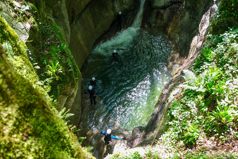 Canyoning bauges
