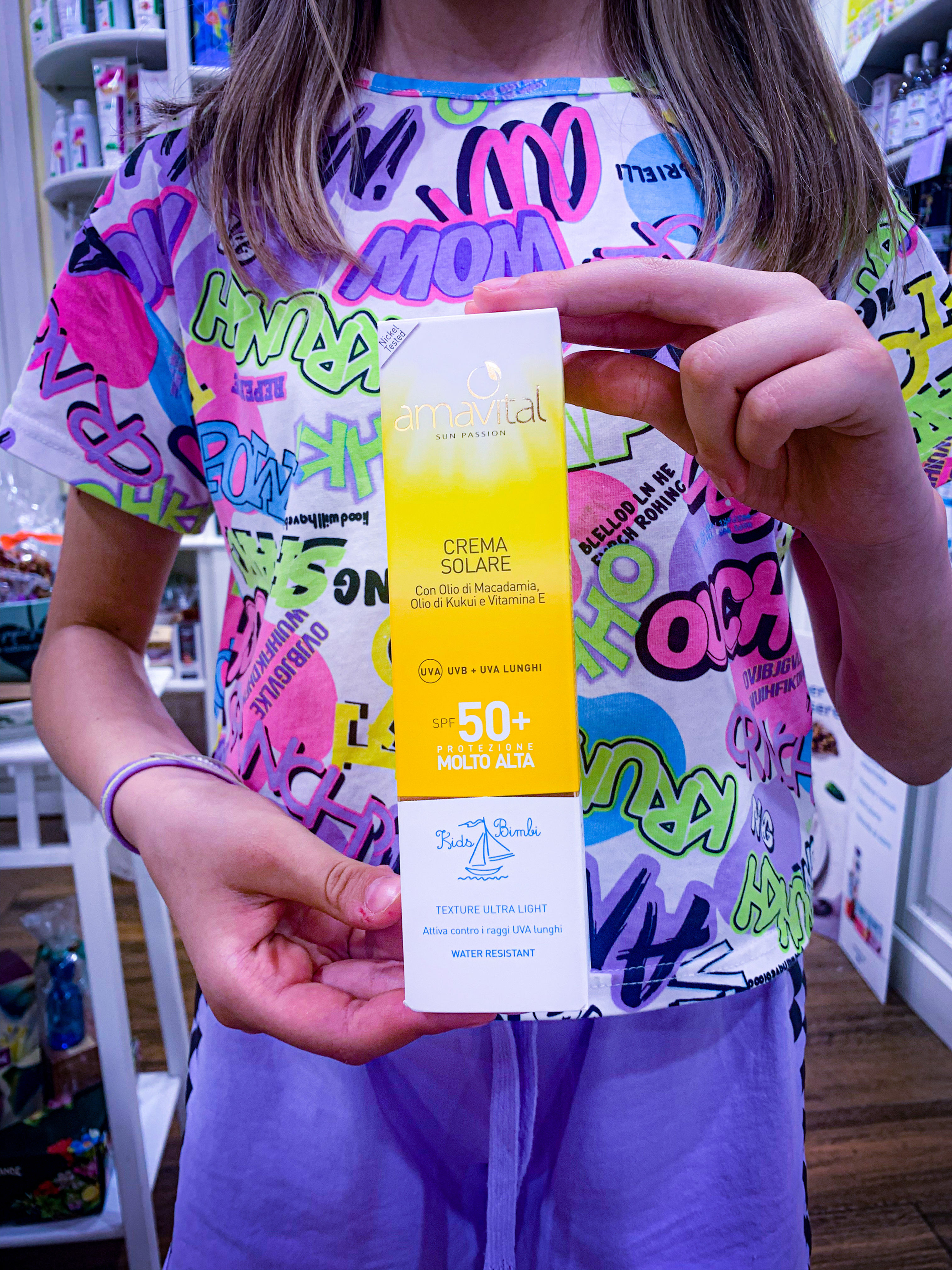 Crema solare SPF50+ bambini