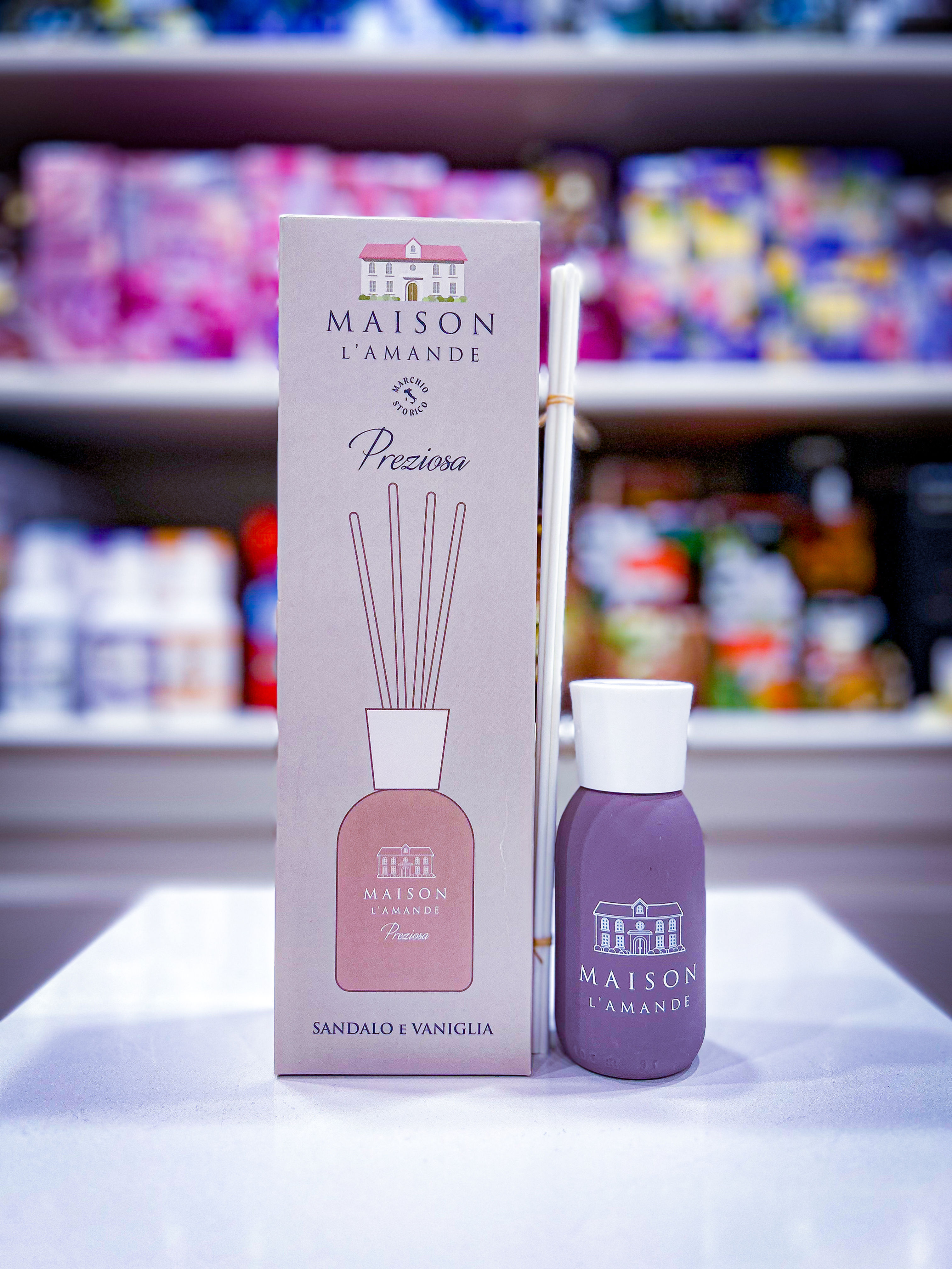 Profumatore per ambiente con legnetti Preziosa