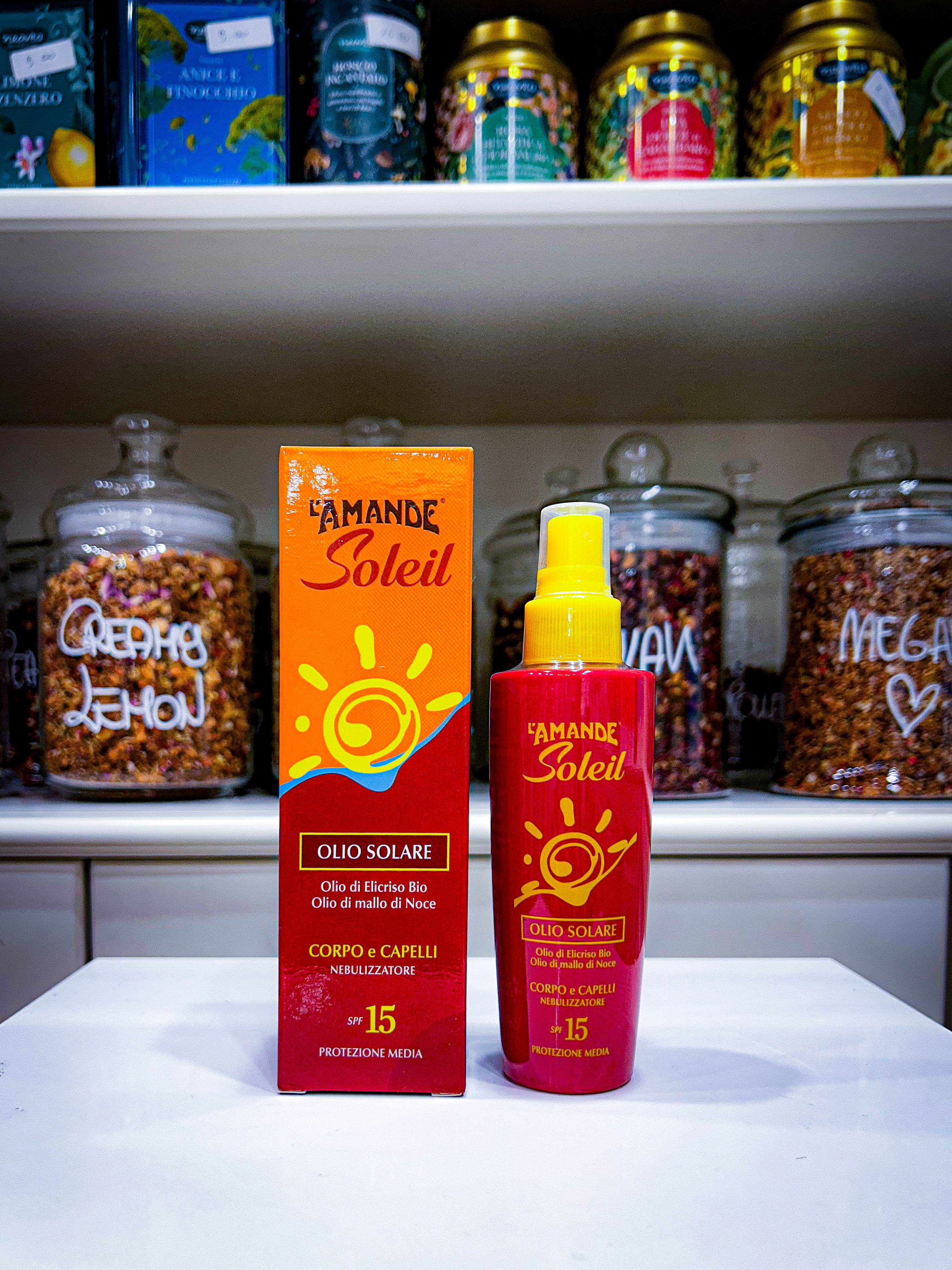 Olio Spray viso e corpo SPF 15