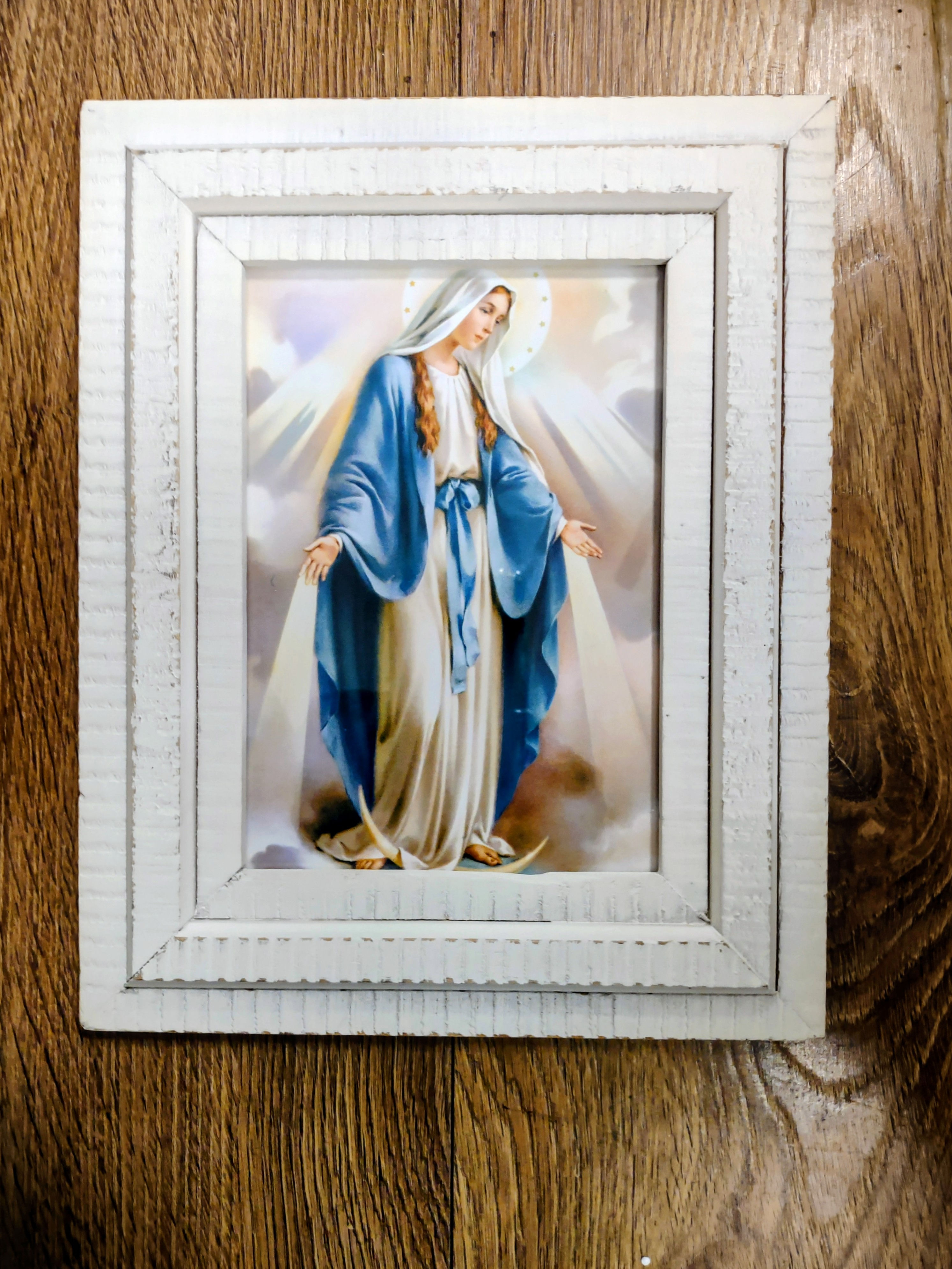 Cuadro Virgen de Inmaculada Concepcion7x5"
