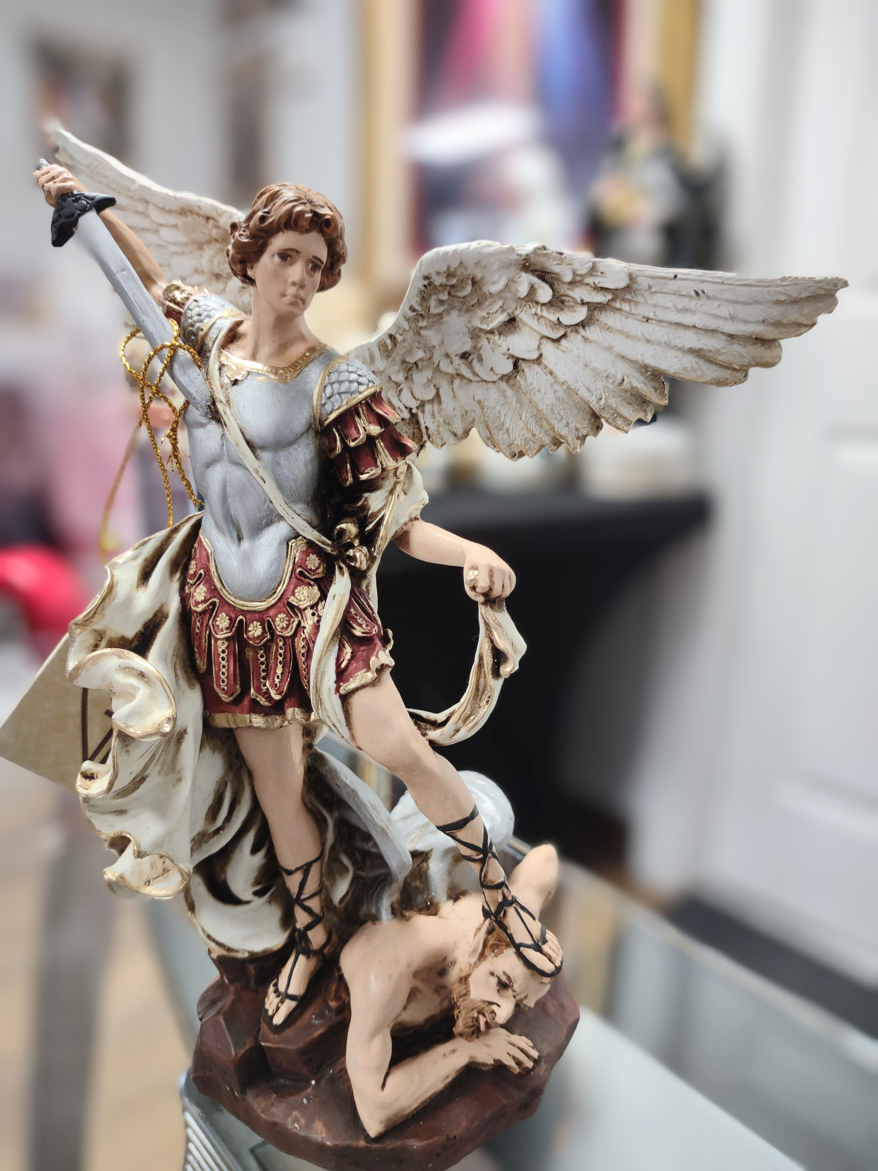 Estatua San Miguel Arcangel 7"