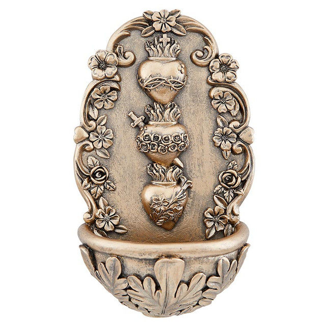 Fuente Sagrados Corazones Dorada