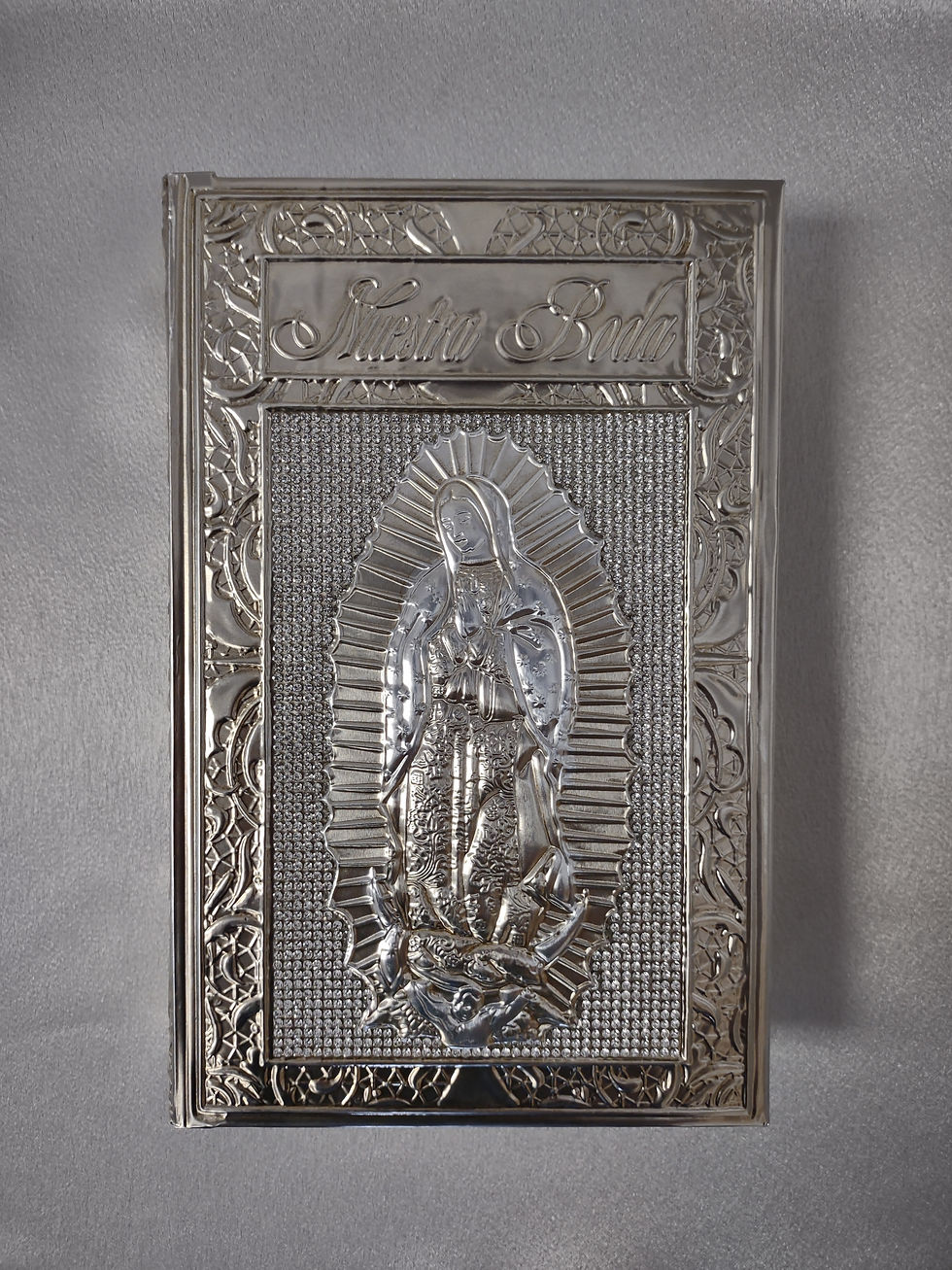 Biblia Nuestra Boda Repujada Oro