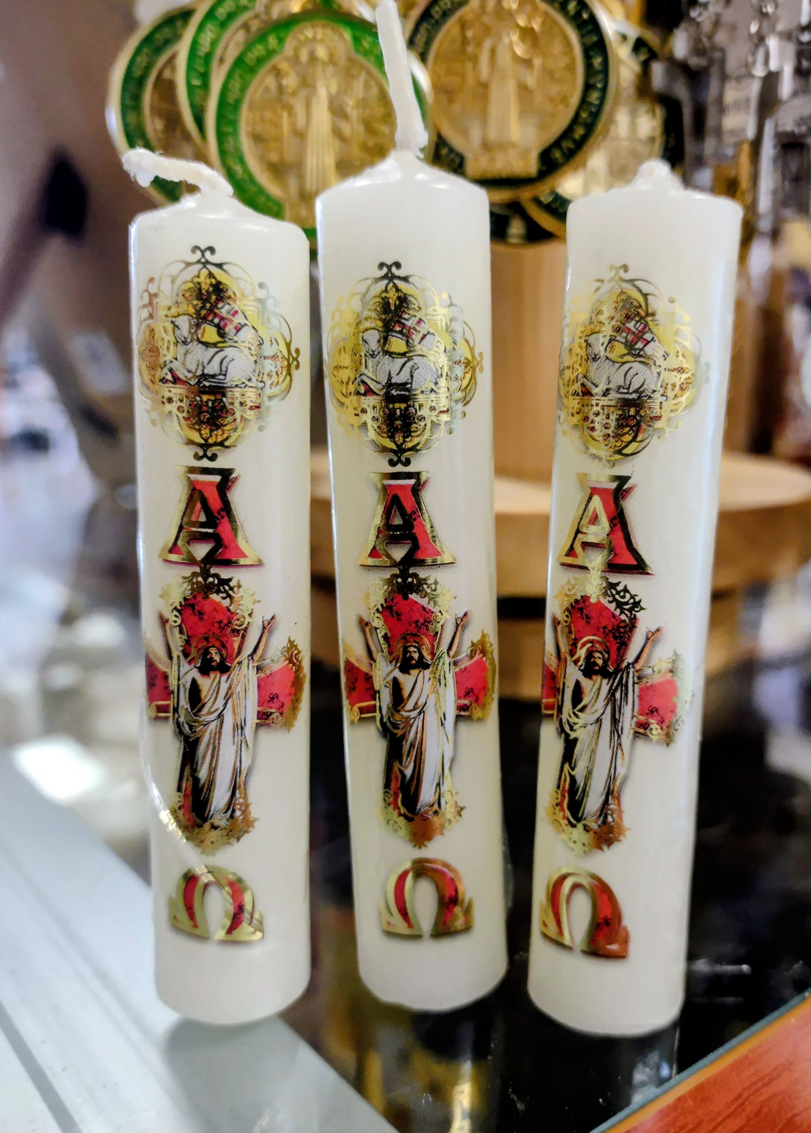 Cirio Pascual pequeño 3 1/4"