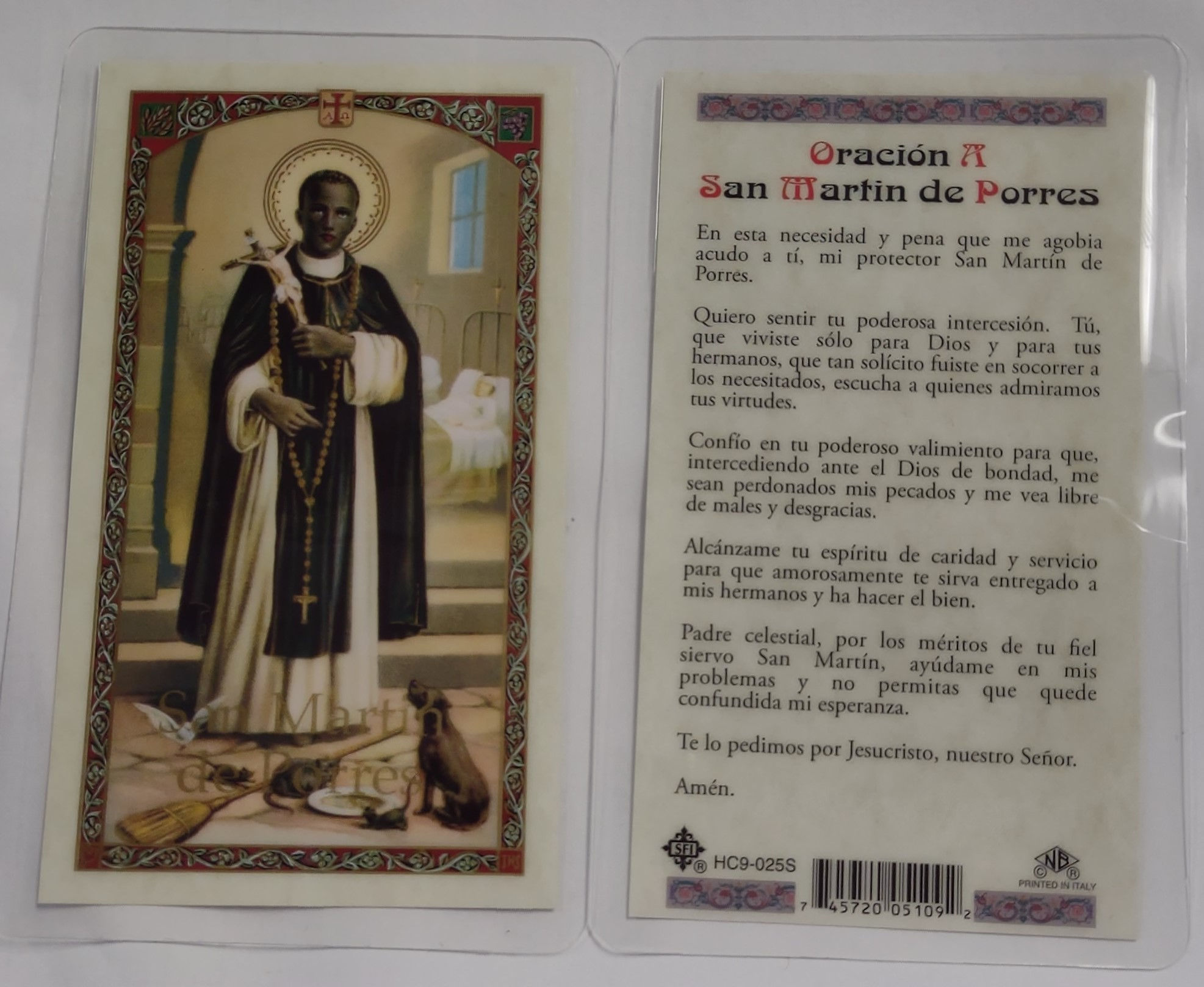 Oracion a San Martin de Porres