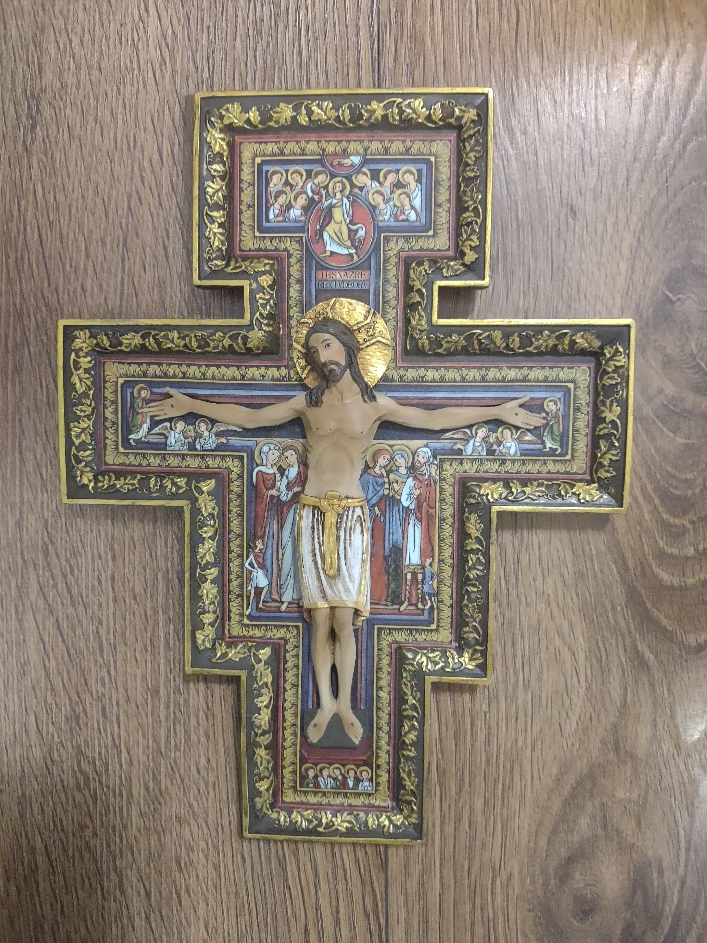 Crucifijo San Damian 10"