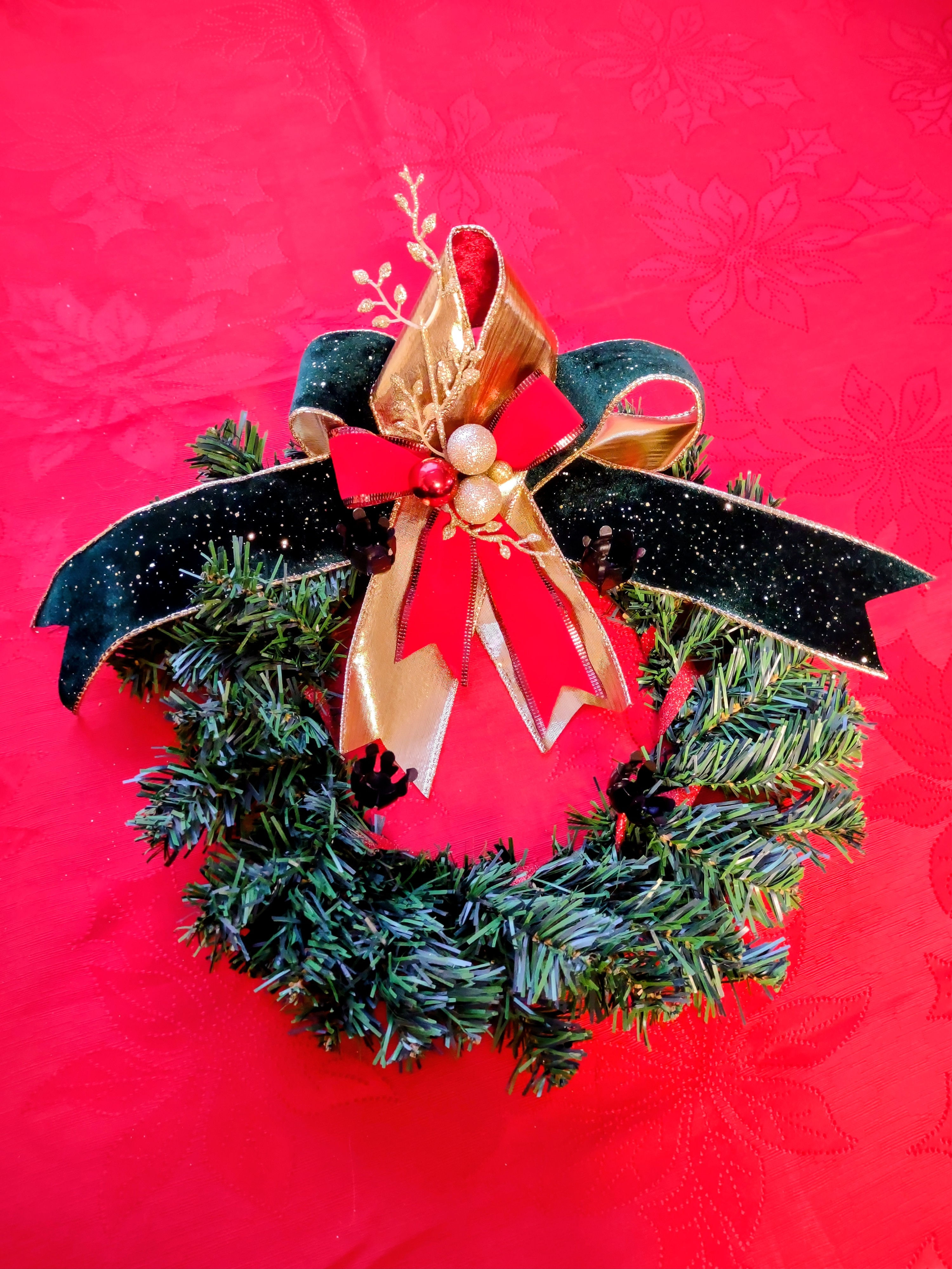 Corona de Adviento de Noche Buena Varias Formas