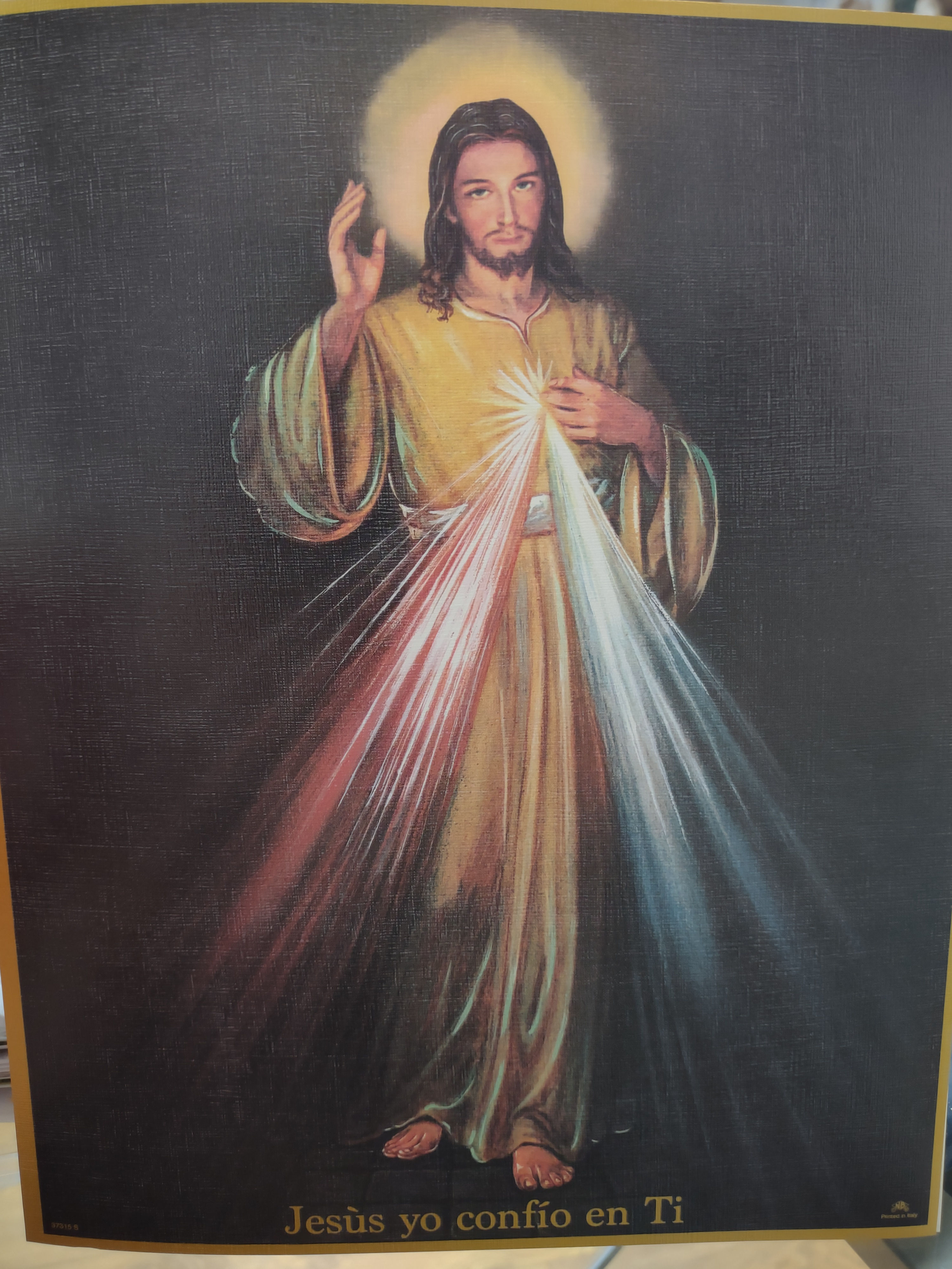 Cuadro Divina Misericordia 8x10"